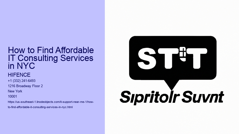 How to Find Affordable IT Consulting Services in NYC