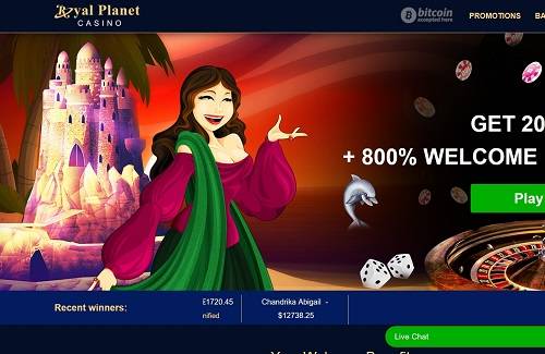 Royal Planet Rogue casino