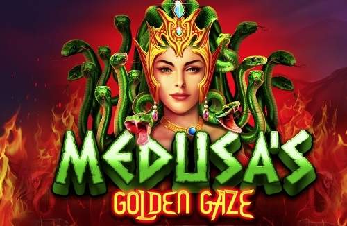Medusa's Golden Gaze Online Slot Logo