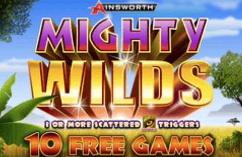 Mighty Wilds Online Slot Logo
