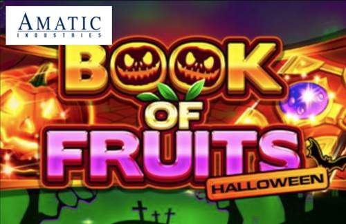 Book of fruits Halloween Online Slot Logo