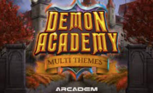 Demon Academy Multi Themes Online Slot Logo