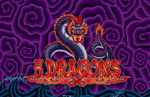 5 Dragons Online Slot Logo