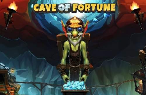 Cave of Fortune Online Slot Logo