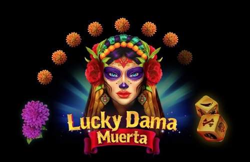 Lucky Dama Muerta Online Slot Logo