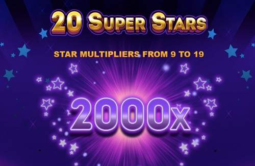 20 Super Stars Online Slot Logo