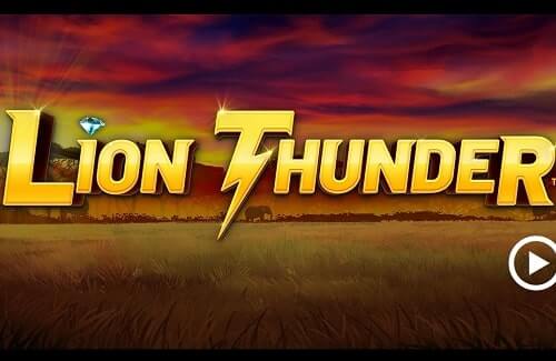 Lion Thunder Online Slot Logo