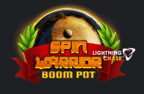Spin Warrior Boom Pot Online Slot Logo