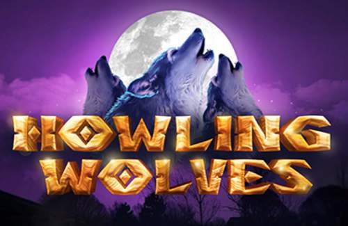 Howling Wolves Online Slot Logo