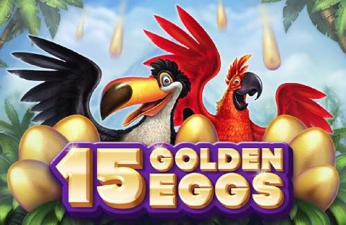15 Golden Eggs Online Slot Logo