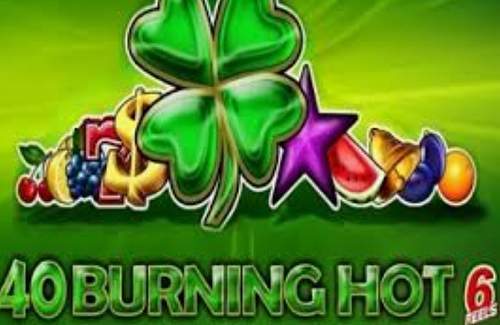 40 Burning Hot 6 Reels Online Slot Logo