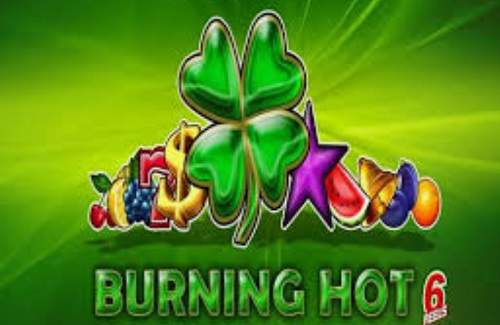 Burning Hot 6 Reels Online Slot Logo