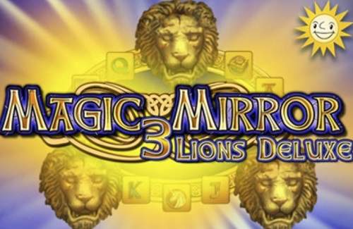 Magic Mirror Three Lions Deluxe Online Slot Logo