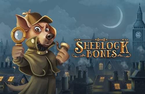Sherlock Bones Online Slot Logo
