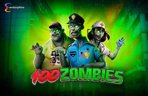 100 Zombies Online Slot Logo