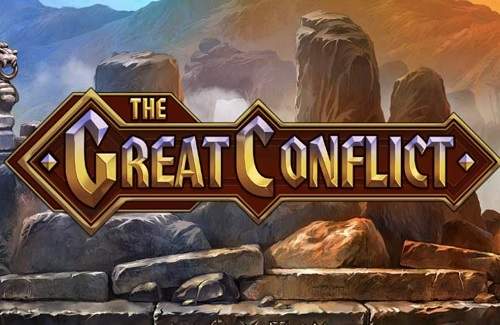 The Great Conflict Online Slot Logo