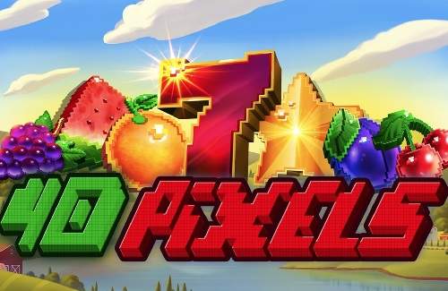 40 Pixels Online Slot Logo