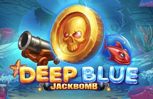 Deep Blue Jackbomb Online Slot Logo