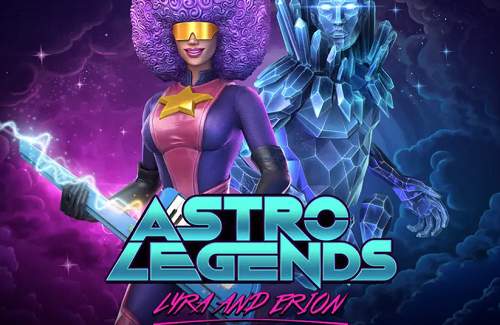 Astro Legends: Lyra and Erion Online Slot Logo