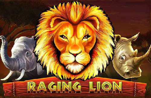 Raging Lion Online Slot Logo