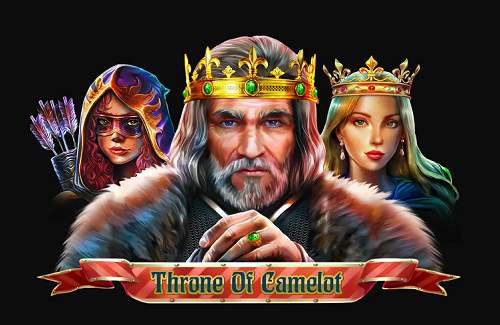 Throne of Camelot Online Slot Logo