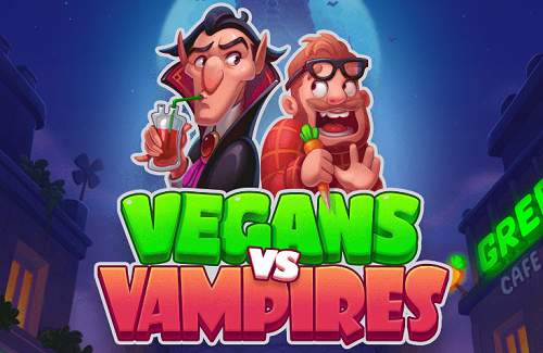 Vegans vs Vampires Online Slot Logo