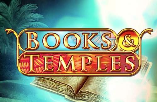 Books and Temples Online Slot Logo