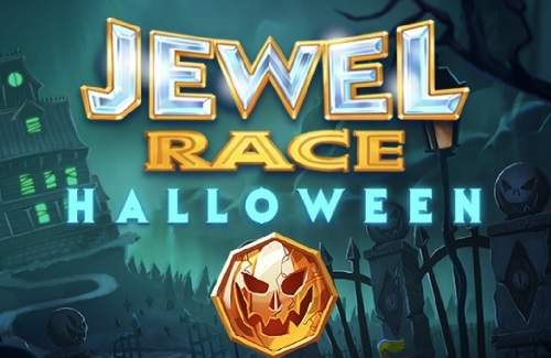 Jewel Race Halloween Online Slot Logo