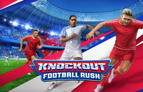Knockout Football Rush Online Slot Logo
