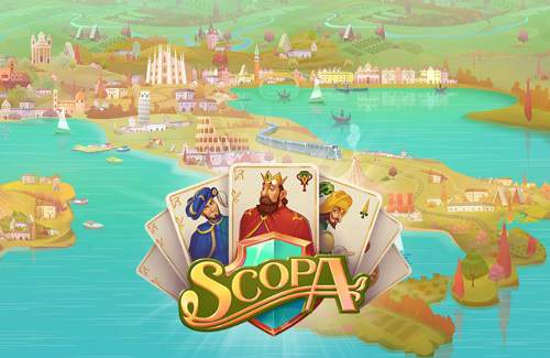 Scopa Online Slot Logo