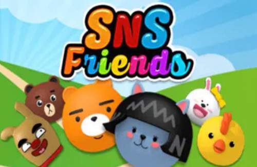 SNS Friends Online Slot Logo