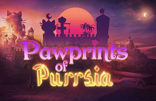 Pawprints of Purrsia Online Slot Logo