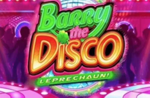Barry the Disco Leprechaun Online Slot Logo