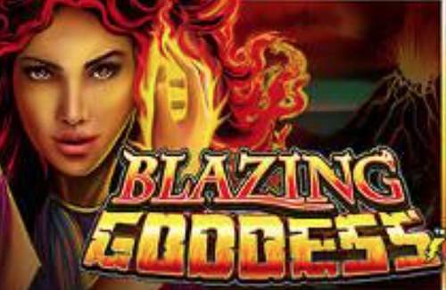 Blazing Goddess Online Slot Logo