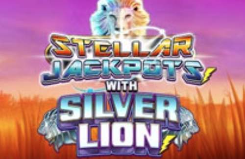 Stellar Jackpots with Serengeti Lions Online Slot Logo