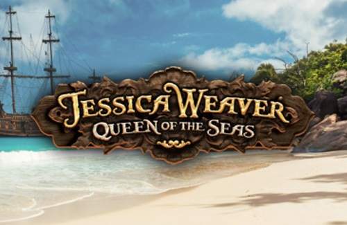 Jessica Weaver Queen of the Seas Online Slot Logo