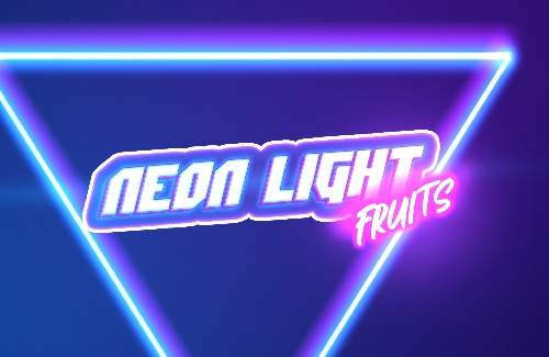 Neon Light Fruits Online Slot Logo