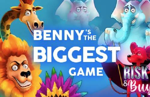Benny's the Biggest Game Online Slot Logo