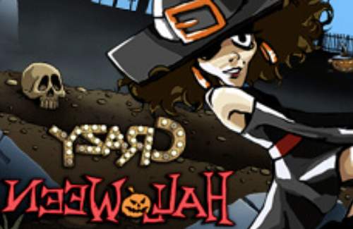 Crazy Halloween Online Slot Logo