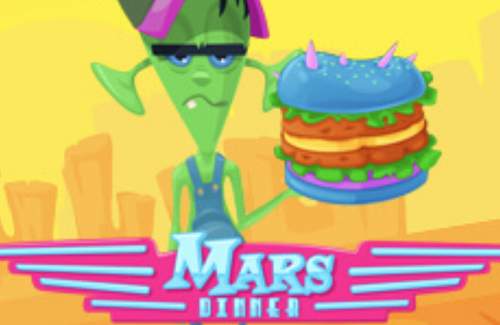 Mars Dinner Online Slot Logo
