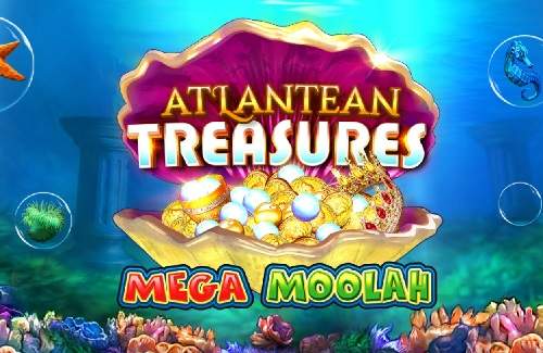 Atlantean Treasures Mega Moolah Online Slot Logo