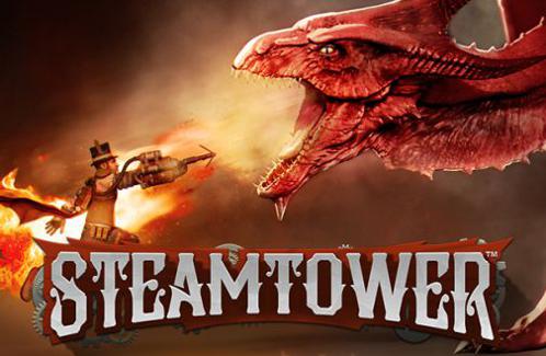 Steam Tower Online Slot Logo