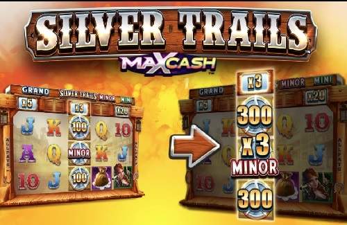 Silver Trails Online Slot Logo