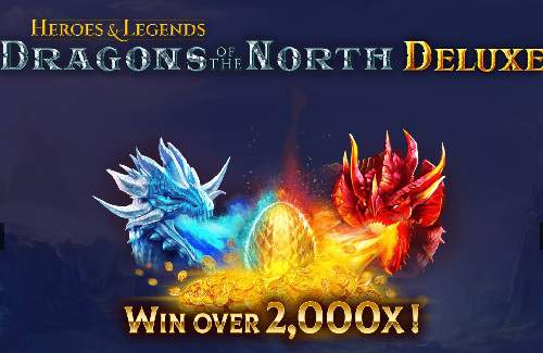 Dragons of the North Deluxe Online Slot Logo
