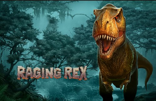 Raging Rex Online Slot Logo