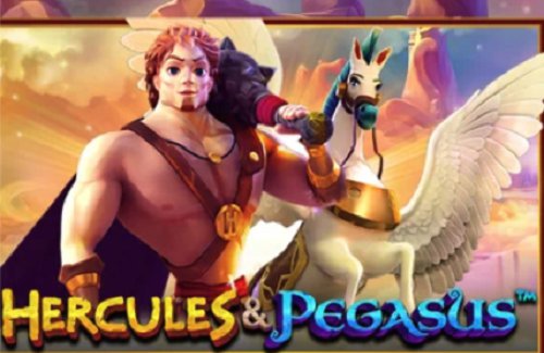 Hercules and Pegasus Online Slot Logo