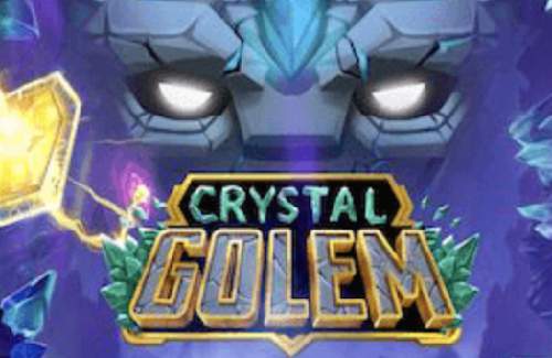 Crystal Golem Online Slot Logo