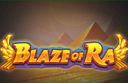 Blaze of Ra Online Slot Logo
