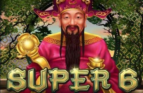 Super 6 Online Slot Logo