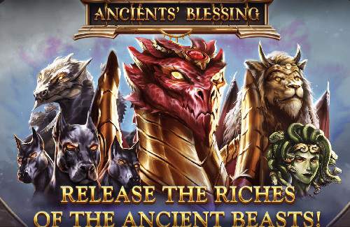 Ancients' Blessing Online Slot Logo